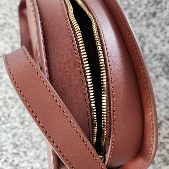 NWT - A.P.C. Demi-Lune Shoulder Bag – Noisette🌰 (#12301) - Picture 9 of 12